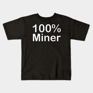 Miner, couples gifts for boyfriend and girlfriend matching. Kids T-Shirt